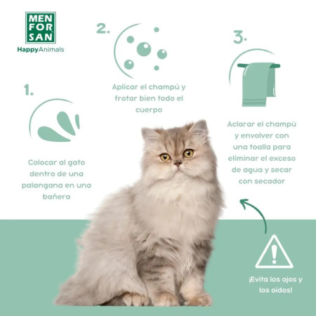 Men For San Champô Repelente de insectos para gato