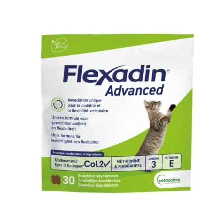 Vétoquinol Flexadin Advanced - proteja as articulações do seu gato