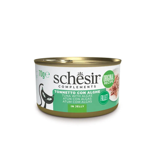 Schesir Complements Gato Atúm com algas em geleia