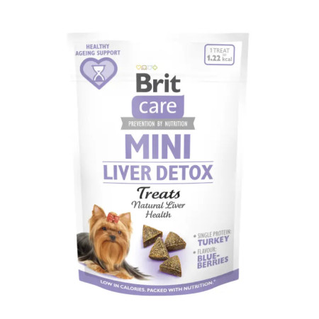 Brit Care Biscoitos LiverDetox cães pequenos com problemas hepatáticos