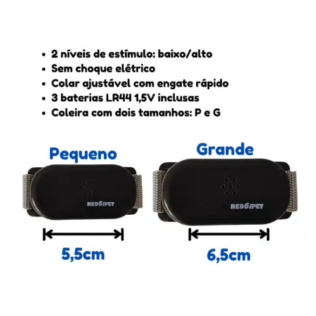 ReddiPet No Bark Collar Coleira sem choques Anti-ladrar