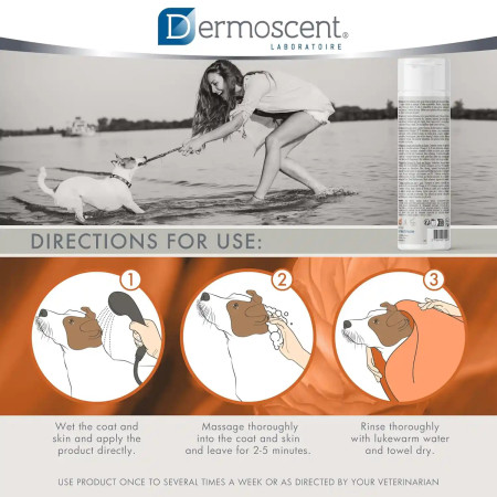 Dermoscent Champô Essential para cão e gato 6 Sebo