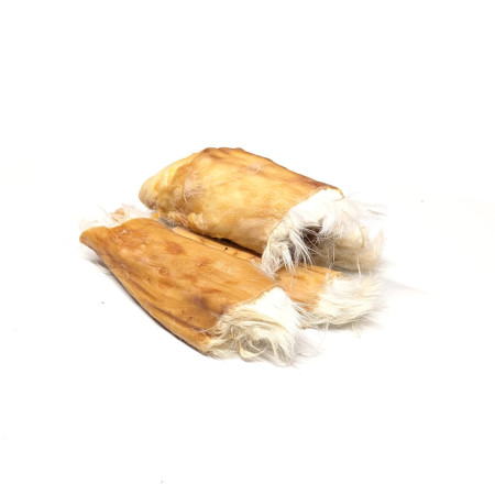 Loja do Cão Pele de coelho com pêlo Snacks desidratados para cão