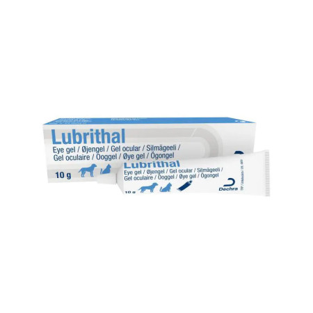 Lubrithal gel ocular para hidratar os olhos