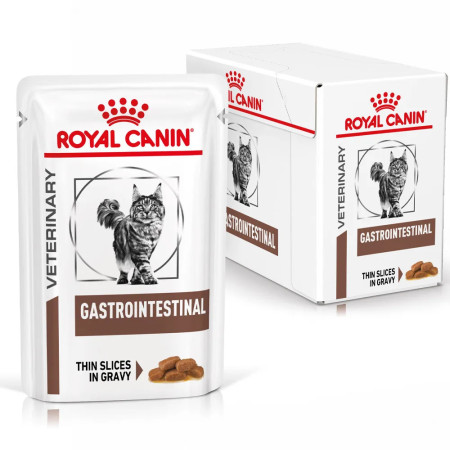 Royal Canin Vet Gastro Intestinal Feline fatias em molho para gato