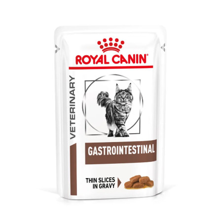 Royal Canin Vet Gastro Intestinal Feline fatias em molho para gato