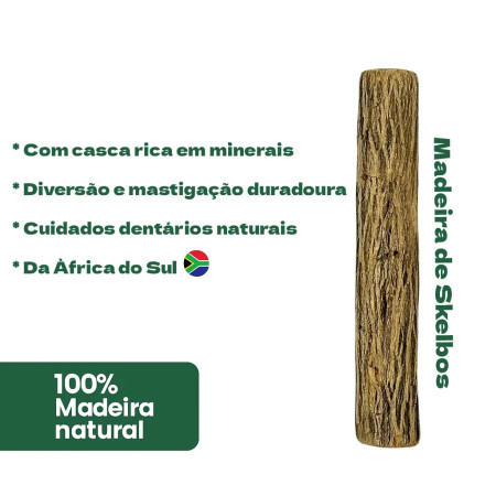 Kaudas Pau de madeira natural da África do Sul
