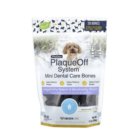 Proden PlaqueOff Osso Mini Dental Care de Mirtilos
