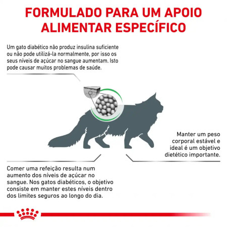 Royal Canin Vet Cat Diabetic Ração seca para gato diabéticco