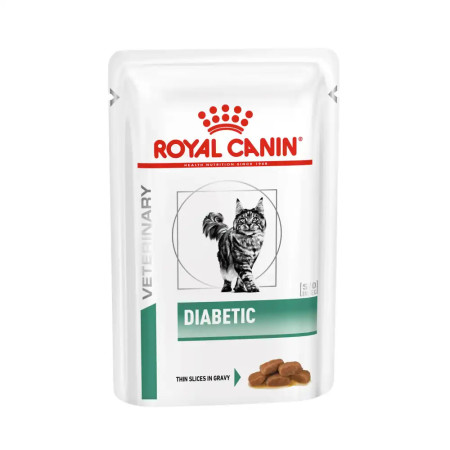 Royal Canin Vet Cat Feline Fatias húmidas para gatos diabeticos