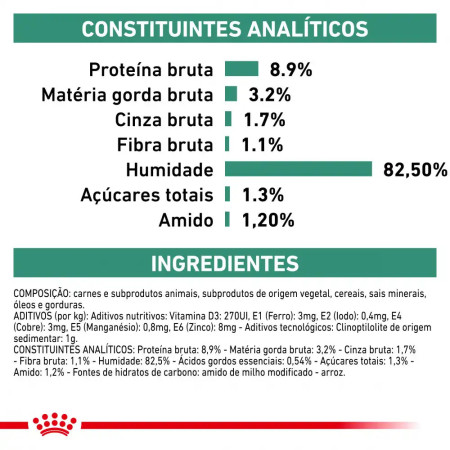 Royal Canin Vet Cat Feline Fatias húmidas para gatos diabeticos