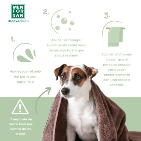 Men For San Dog Champô Hidratante de maçã verde