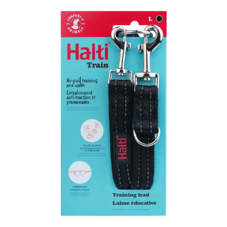 Halti Training Lead trela de treino para cães 30 mm preta
