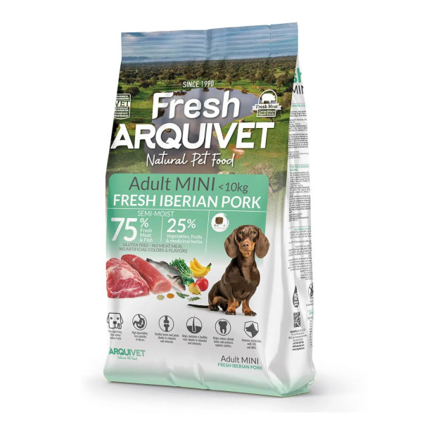 Arquivet Ração Fresh Semi-húmida Mini Porco Ibérico