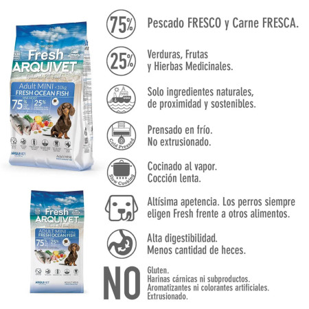 Arquivet Ração Fresh Semi-húmida Mini Peixe