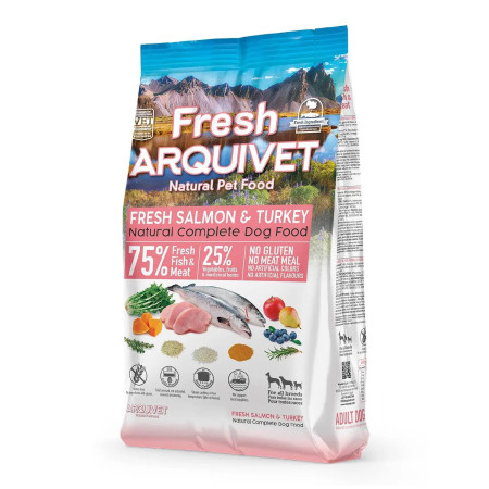 Arquivet Ração Fresh Semi-húmida Salmão e Perú