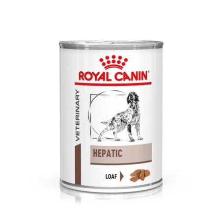 Royal Canin Ração húmida veterinária Hepatica para cão em patê