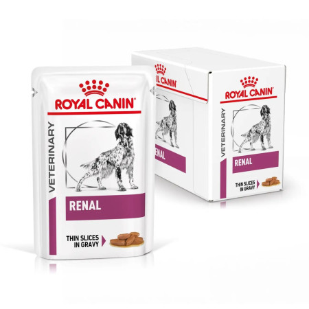Royal Canin Patê húmido veterinário para cães com problemas renais