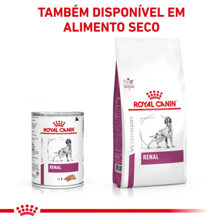 Royal Canin Veterinaria Ração humida Renal em patê para cão