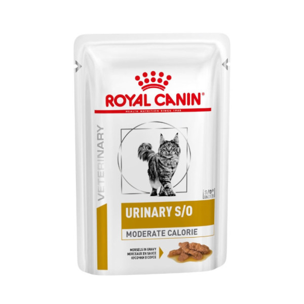 Royal Canin Vet Wet Urinary S/O Moderate Calorie Feline em molho