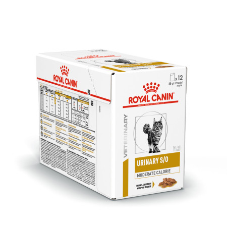 Royal Canin Vet Wet Urinary S/O Moderate Calorie Feline em molho