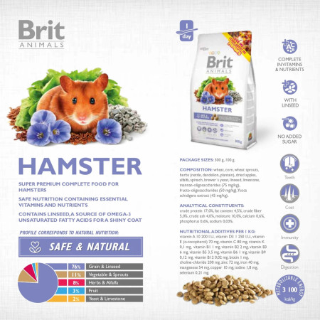 Brit Animals HAMSTER Complete