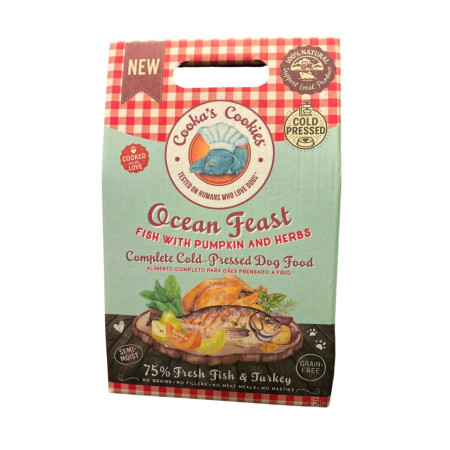 Cooka's Cookies Dog Food Ocean Feast Cold-Pressed