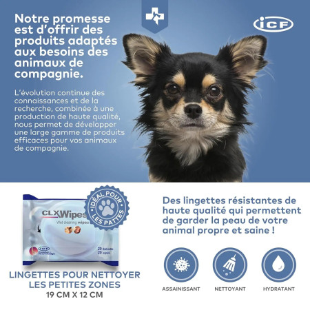 CLX Wipes toalhetes para cão e gato