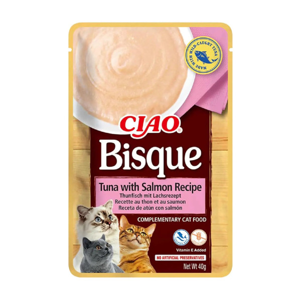 Churu Cat Bisque de Atúm e Salmão