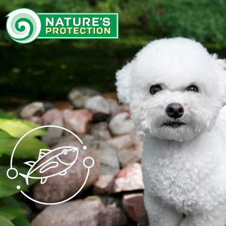 Natures Protection Superior White Fish Mini Adult White Coat