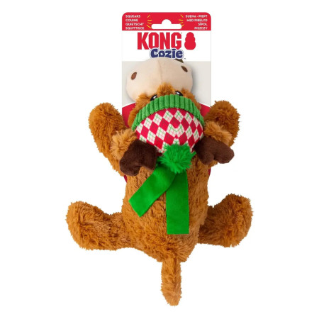 Kong Holiday Cozies Naturals Peluche Alce NATAL