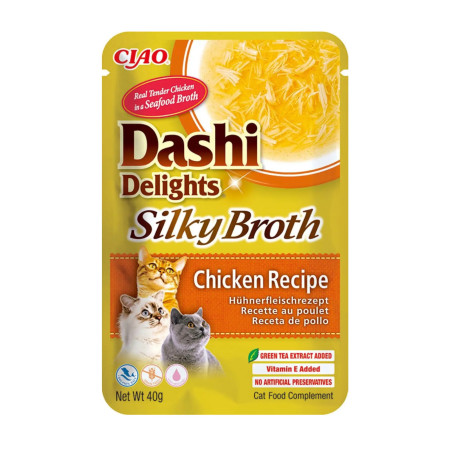 Churu Cat Dashi Delights Silky Broth de Frango