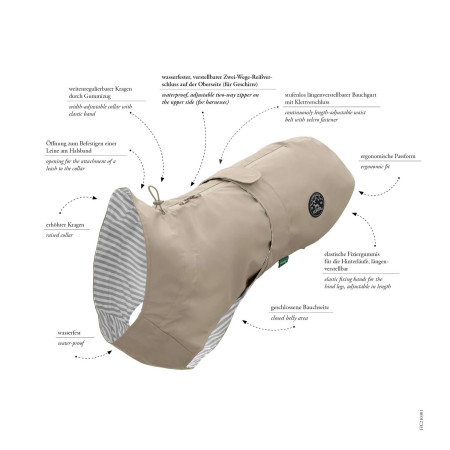 Hunter Capa Impermeável Milford Taupe