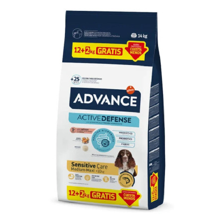 Advance Dog Medium/Maxi Adult Sensitive Salmão & Arroz