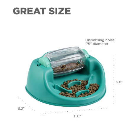 Nina Ottosson Dog Spin N'Eat comedouro lento puzzle para cão