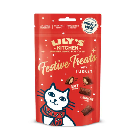 Lily's Kitchen Festive Snacks para Gato de Natal