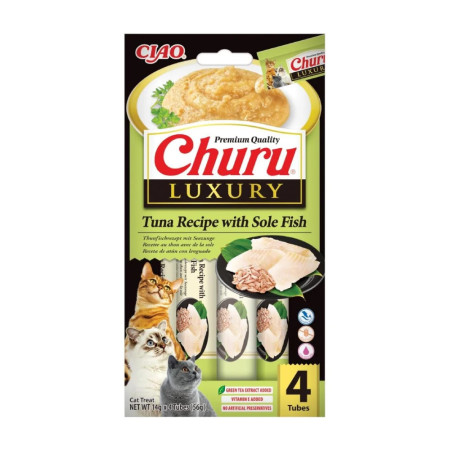 Churu Cat Receita Luxury Atúm com Linguado para gatos