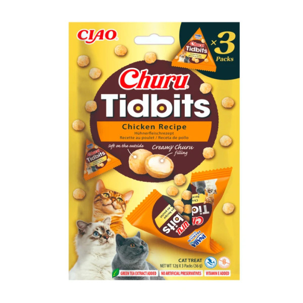 Churu Cat Snacks Tidbits Galinha