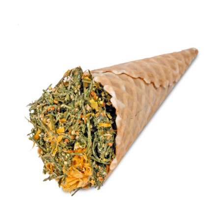 JR Farm Cone de Waffel com ervas