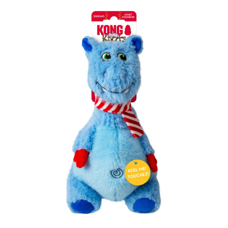 Kong Holiday Knots Belly Hippo peluche de natal