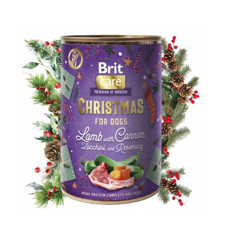Brit Care Dog Christmas Lamb & Carrots Menu Natal para cão