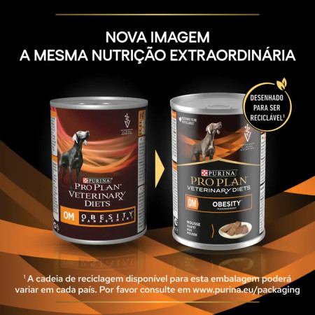 Pro Plan Veterinary Diets WET OM Obesity cães obesos