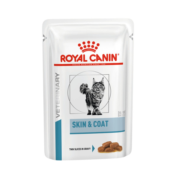 Royal Canin Vet Wet Skin & Coat Feline em molho