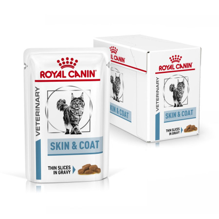 Royal Canin Vet Wet Skin & Coat Feline em molho