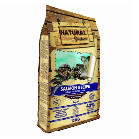 Natural Greatness Salmão para cães adultos sensiveis Sensitive