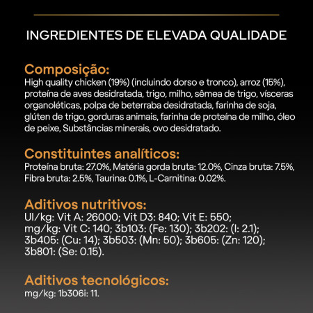 Purina Pro Plan Adult Large Robust Everyday Nutrition com galinha