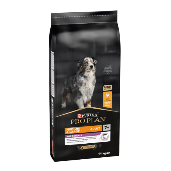 Pro Plan Adult +7 Medium & Large Age Defence Frango