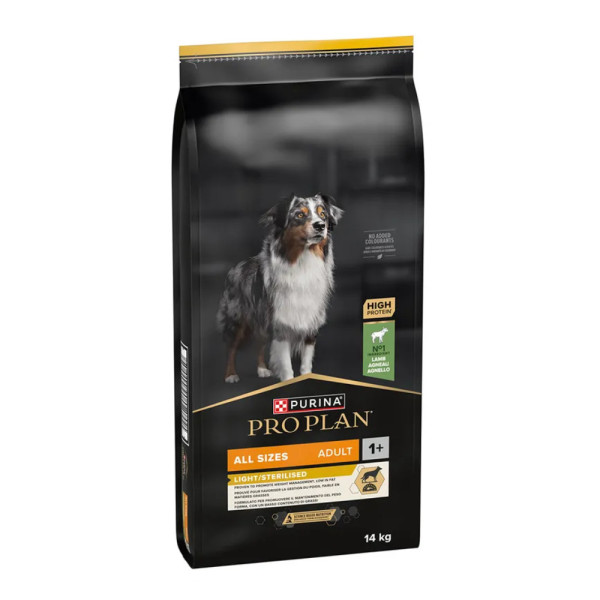 Pro Plan Adult All Sizes Light/Esterilizado Borrego