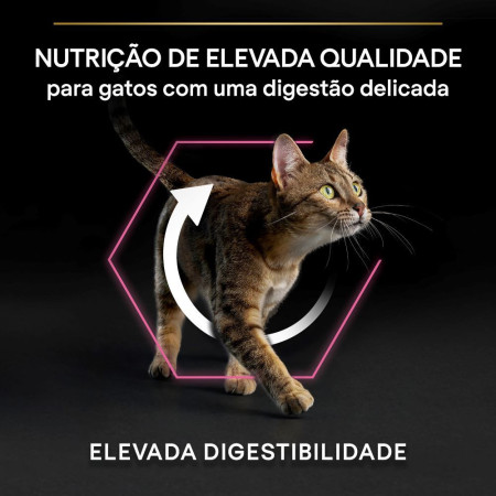 Purina Pro Plan ração seca para gato com sensibilidade digestiva