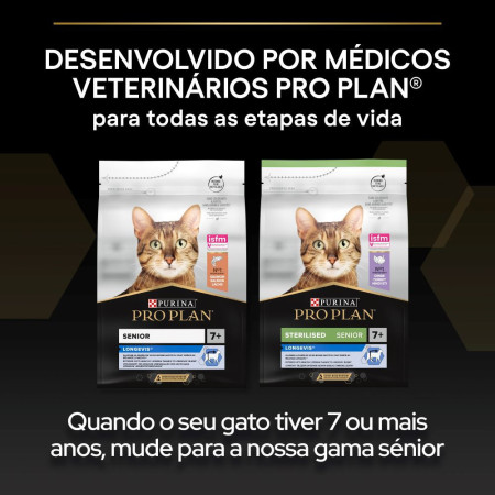 Purina Pro Plan ração seca para gato com sensibilidade digestiva